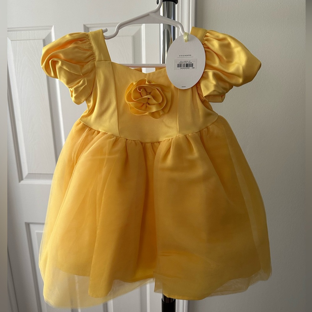 NWT Janie and Jack X Disney Belle Dress / 6-12 Months
